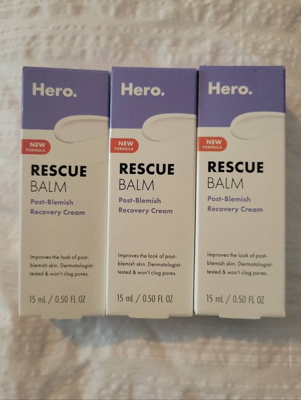 Hero Cosmetics Rescue Balm, Lot of 3